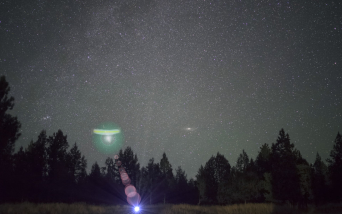 Artist interpretation of the 1961 Gnadenhutten UFO encounter