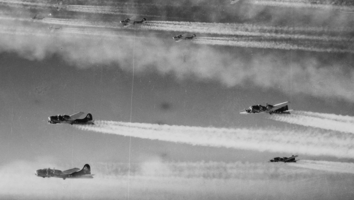 381st Bomb Group over Europe