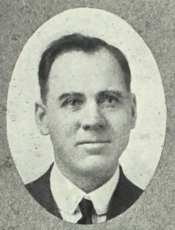 Professor George A.B. Wyly from the 1916 Duluth, Minnesota Central High School yearbook. (Source: ancestry.com)