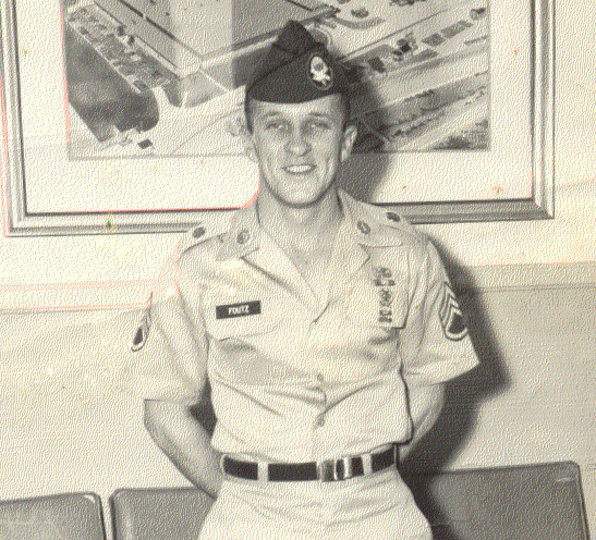 Staff Sergeant Kenneth Lee Foutz, picture taken August 30, 1968.