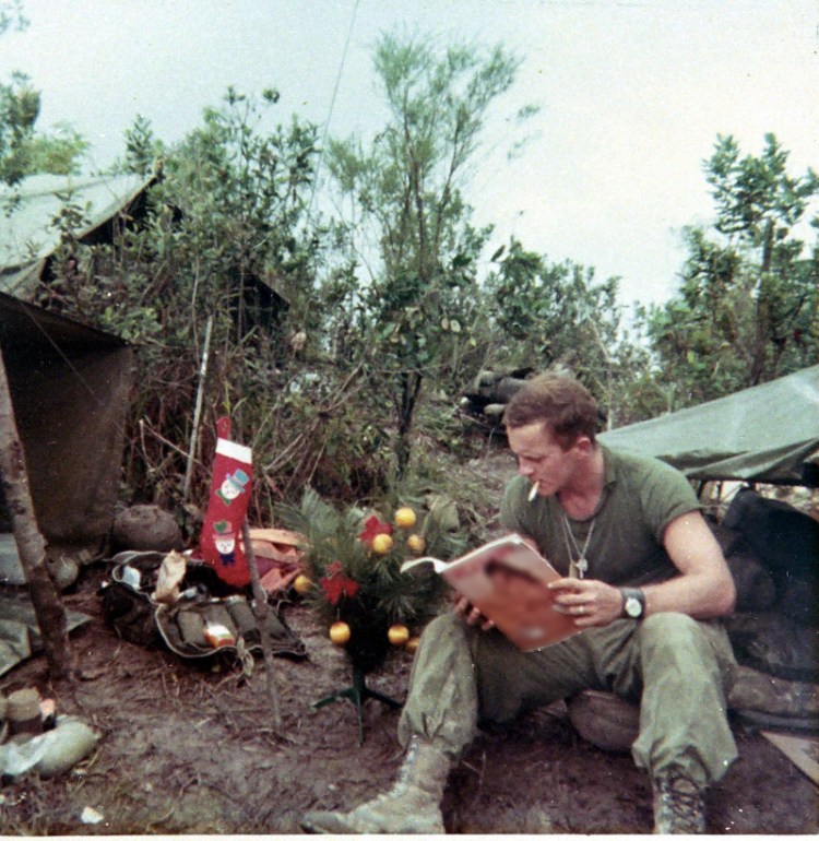 Staff Sergeant Kenneth Lee Foutz in Vietnam, c. 1969.