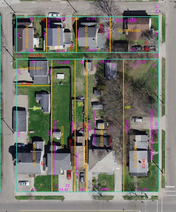 The house on Lot 386 from the Tuscarawas County Auditors Property Search. (Source: auditor.co.tuscarawas.oh.us)