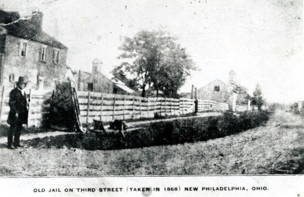 The old jail in New Philadelphia, 1868. (Source: ohiomemory.org)