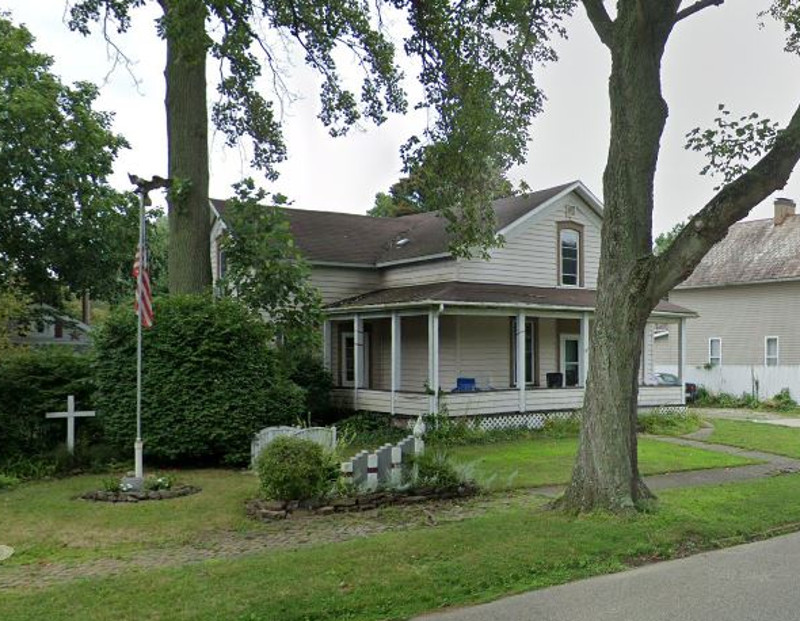 The Glauser House on East Front Street, 2019. (Source: google.com)