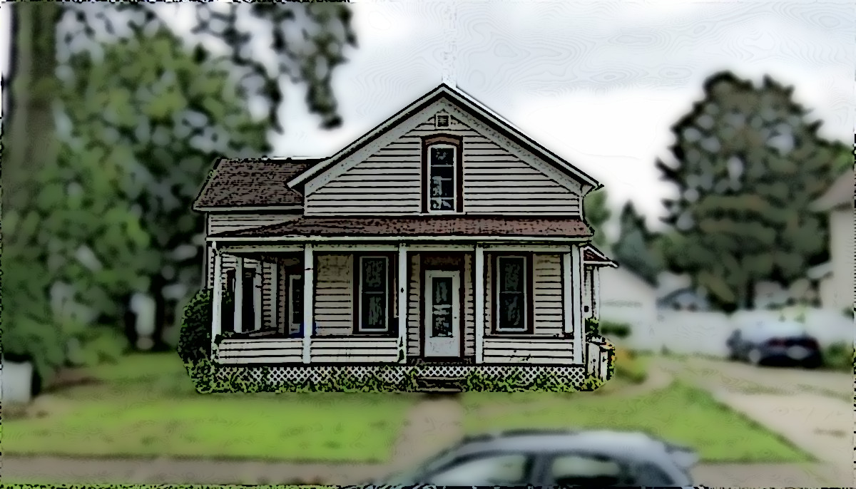 The Glauser House on East Front Street, New Philadelphia, Ohio