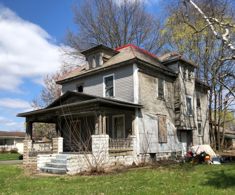 The Strine House on Ray Avenue NW, New Philadelphia, 17 April 2022.
