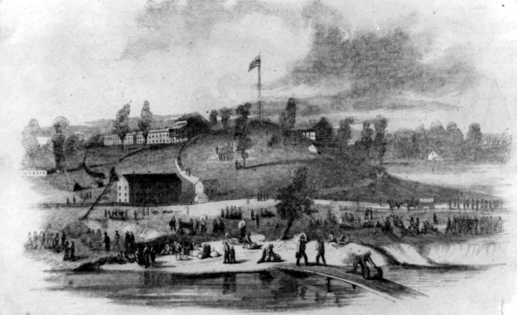 Jefferson Barracks, Missouri, c. 1840s. (Source: wikipedia.com)