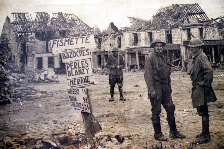 American soldiers in Fismes, France, September 1918. (Source: wikipedia.com)
