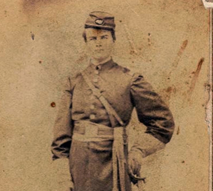 Oliver C. Powleson when he was a 1st Lieutenant in the 80th Ohio Volunteer Infantry Regiment, 1862-1863. (Source: findagrave.com)