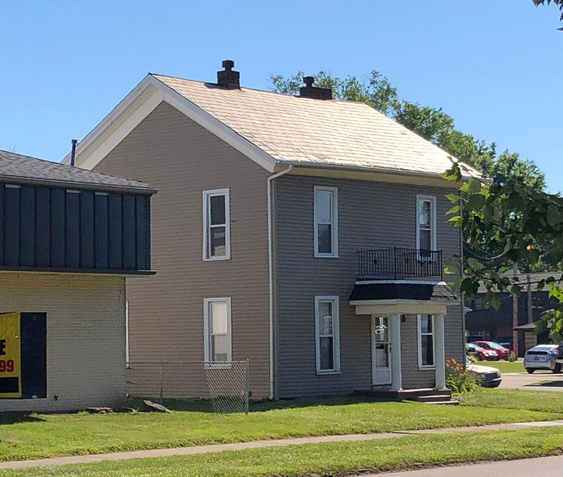 The Schlup House, on West High Street June 2022.