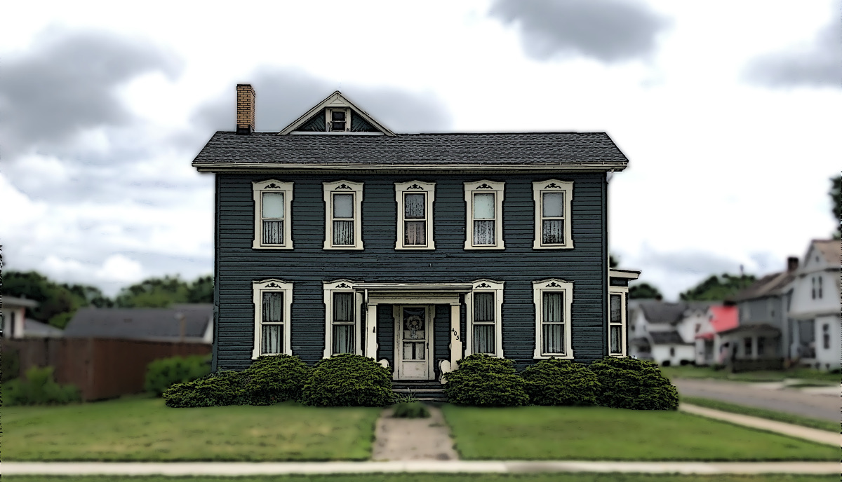 The Powleson House, New Philadelphia, June 2022.
