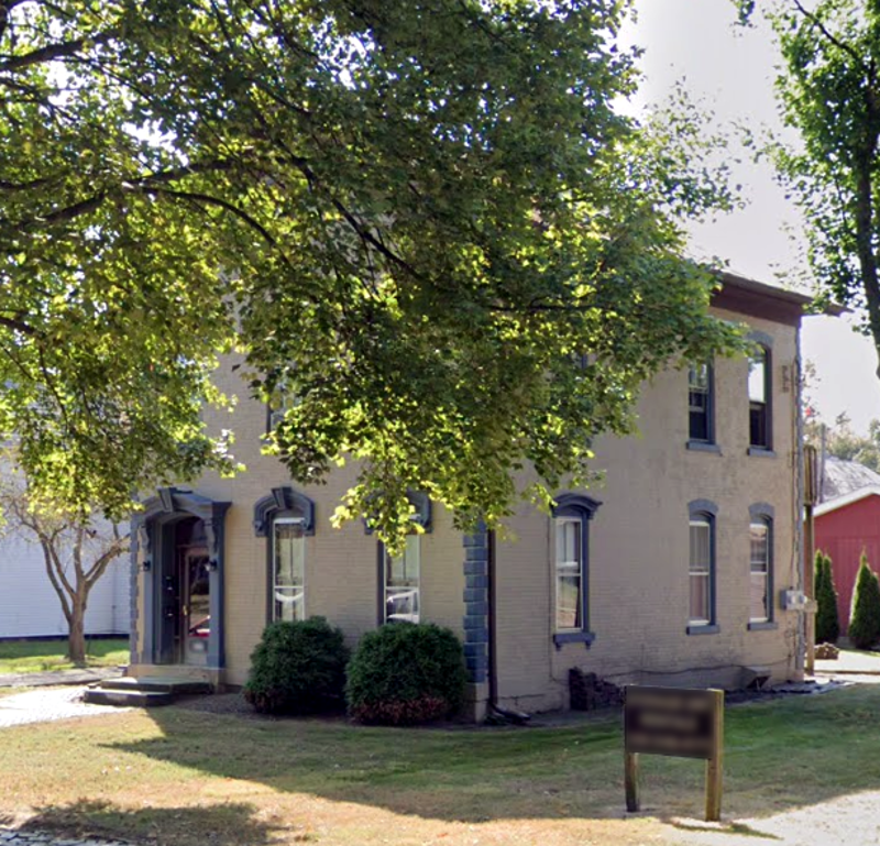 The west side of the Stow House as it appeared in 2019. (Source: google.com)