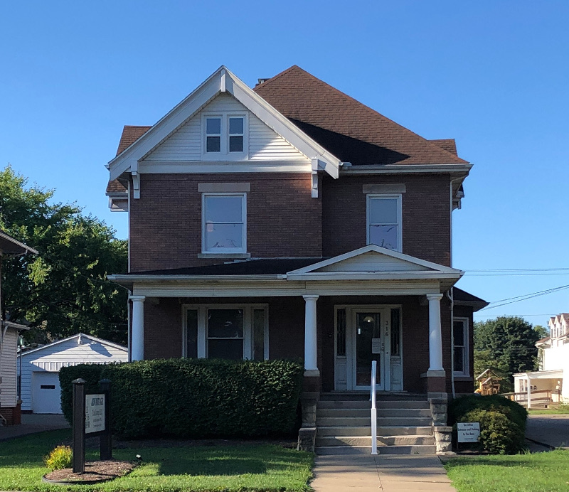 The Gilgen House on West High Street, New Philadelphia, August 2022.