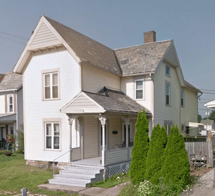 The Shauffler House on 2nd Street SW in New Philadelphia, Ohio, 2014. (Source: google.com)