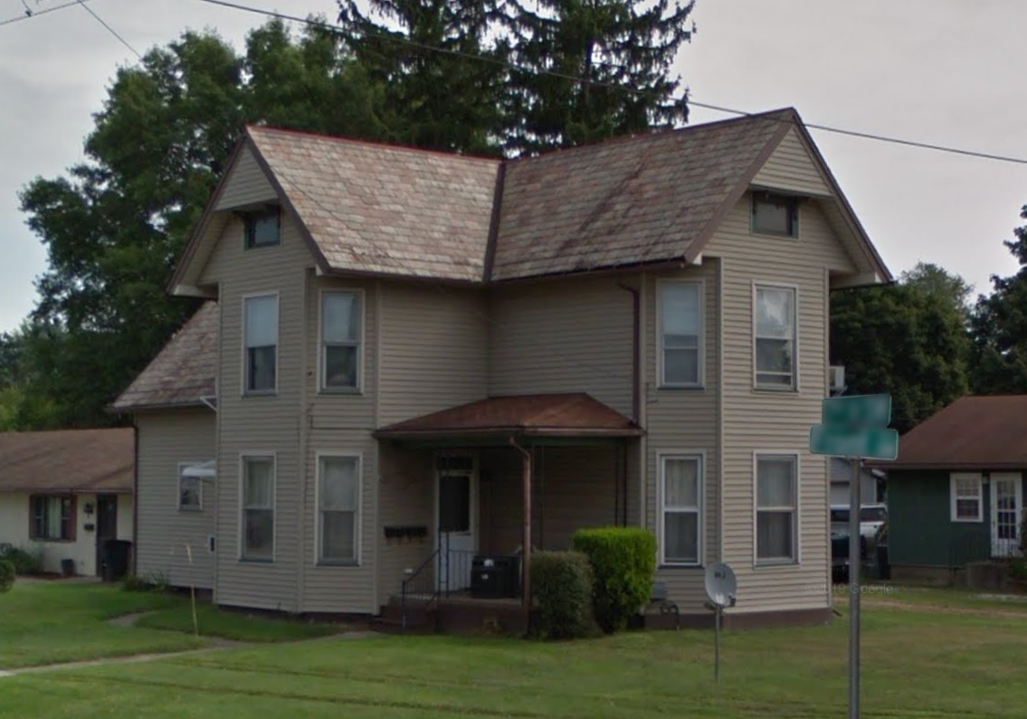 The Wallace House on West Front Street, New Philadelphia, Ohio, 2019. (Source: google.com)