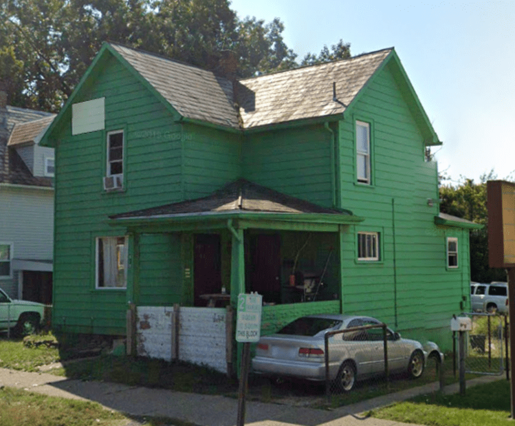The Tidrick House on West High Avenue, New Philadelphia, 2019. (Source: google.com)