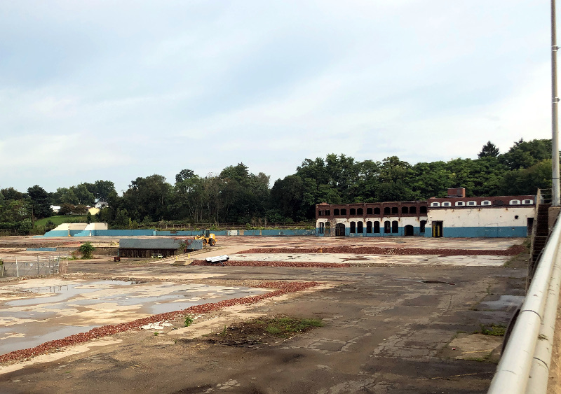 The location of the English & Dixon Agricultural Works (modern Howden Buffalo Plant location) in New Philadelphia, September 2022.