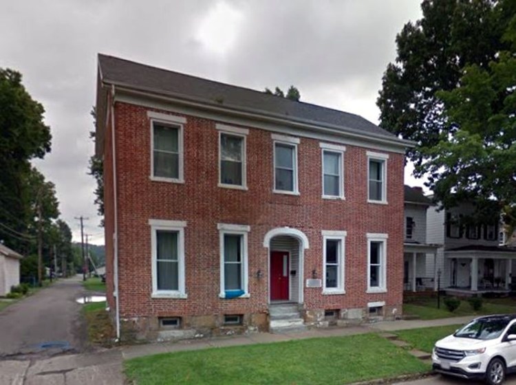 The Hoobler House on North Broadway, New Philadelphia, Ohio, 2018. (Source: earth.google.com)