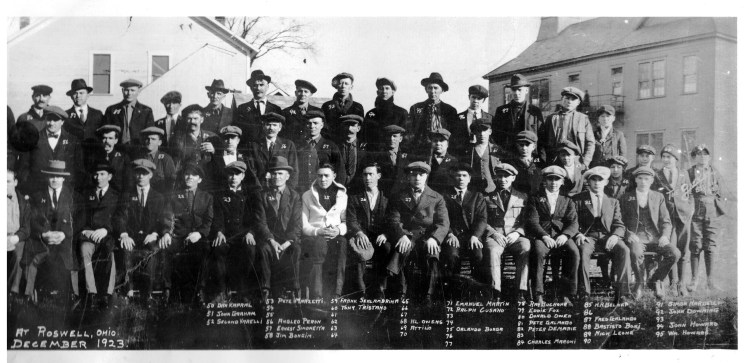 Department of Interior, Bureau of Mines, Car #5, at Roswell, Ohio, December 1923 detail.