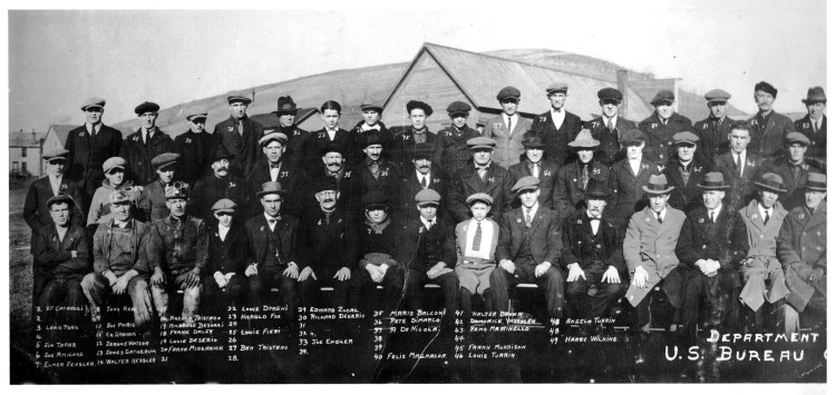 Department of Interior, Bureau of Mines, Car #5, at Roswell, Ohio, December 1923 detail.
