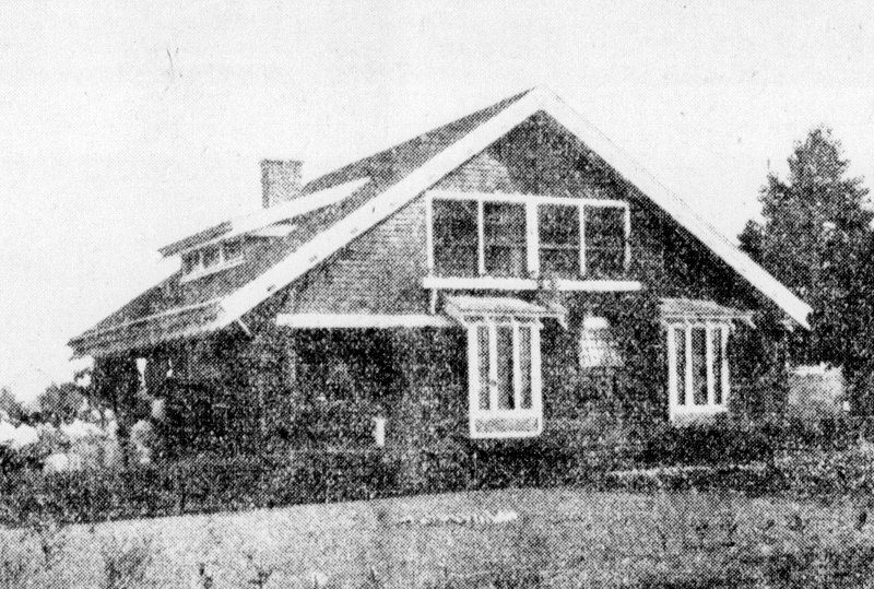 Image of the Bowers house in New Philadelphia from a 1921 newspaper article.