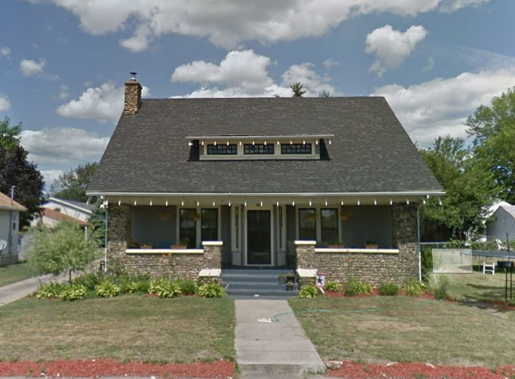 The Bowers Home on Tuscarawas Avenue, New Philadelphia as it appeared in 2012. (Source: google.com)