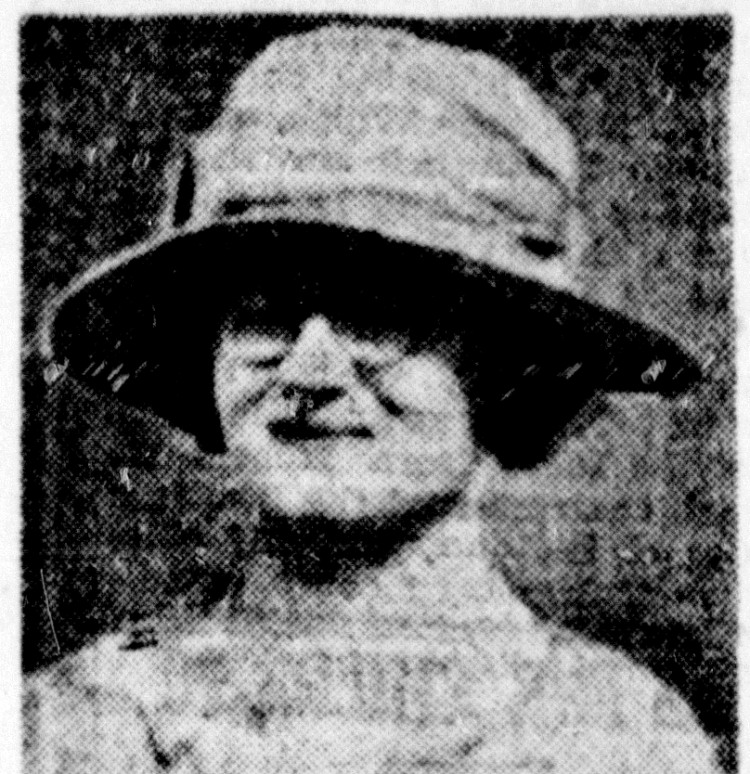Image of Viola May that appeared in the Canton Daily News, 10 February 1928. (Source: newspaperarchive.com)