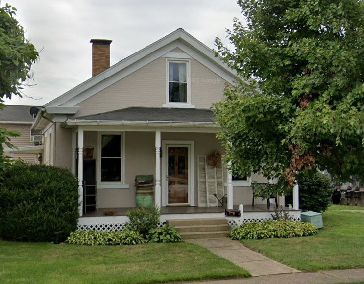 The Denison / Miller House on Fair Avenue, New Philadelphia, Ohio, 2023. (Source: google.com)