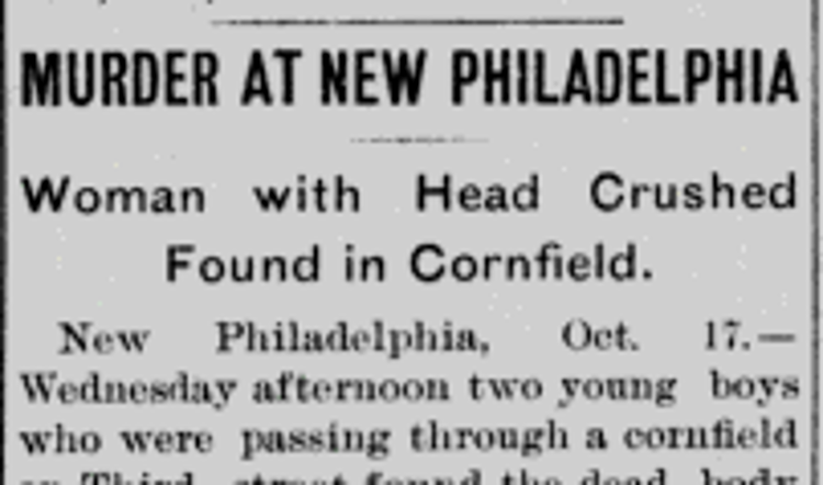 Headline to an article that appeared in the Massillon, Ohio newspaper, 17 October 1901. (Source: newspaperarchive.org)