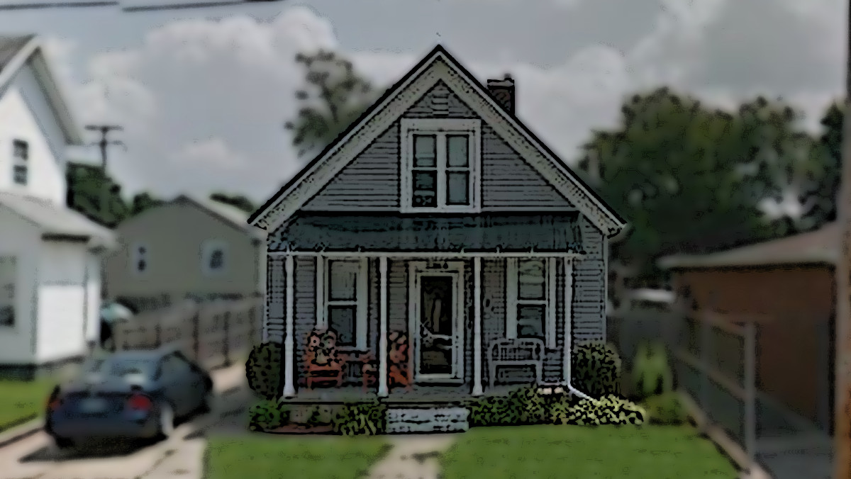 The Carey House located on 2nd Street NE (historically North Third Street), New Philadelphia, Ohio, 2014. (Source: google.com)