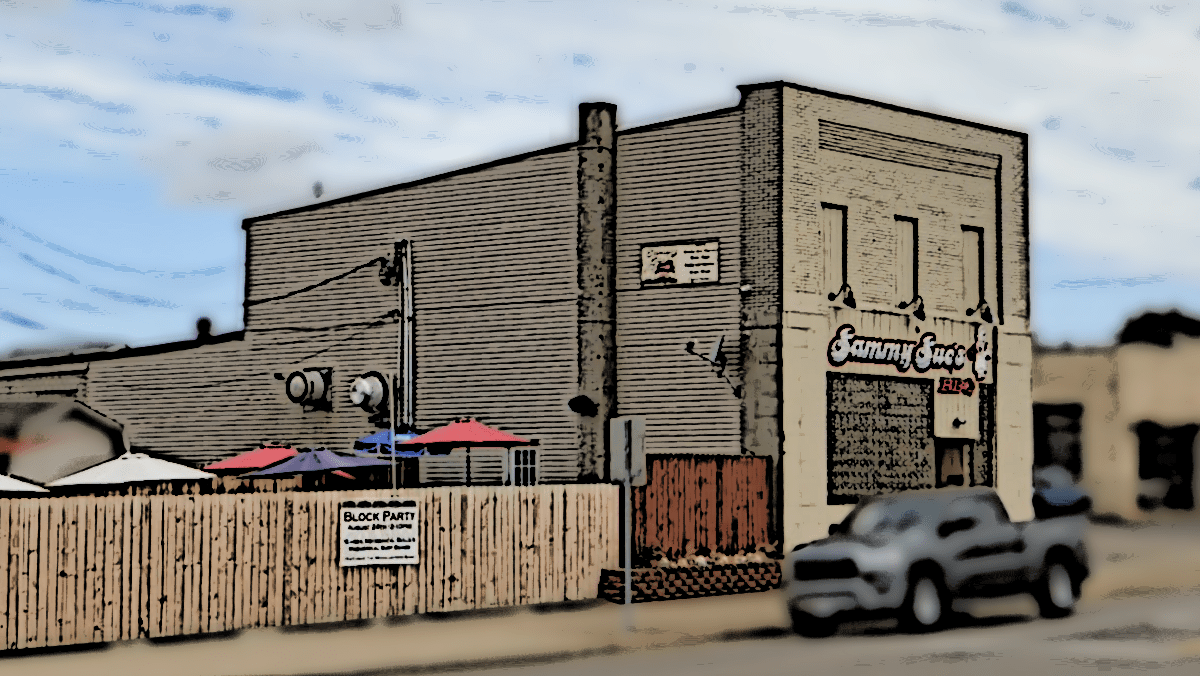 The Pfeiffer Saloon and residence on West Front Street, Dover, Ohio, 2023. (Source: earth.google.com)