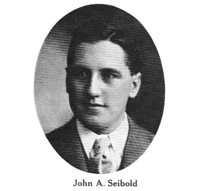 John Seibold's photo on the 1908 Combined Atlas of Tuscarawas County.