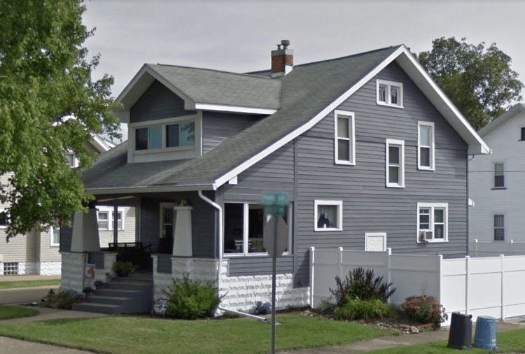 The Wilkinson House on 4th Street NW in New Philadelphia, Ohio, 2018. (Source: google.com)
