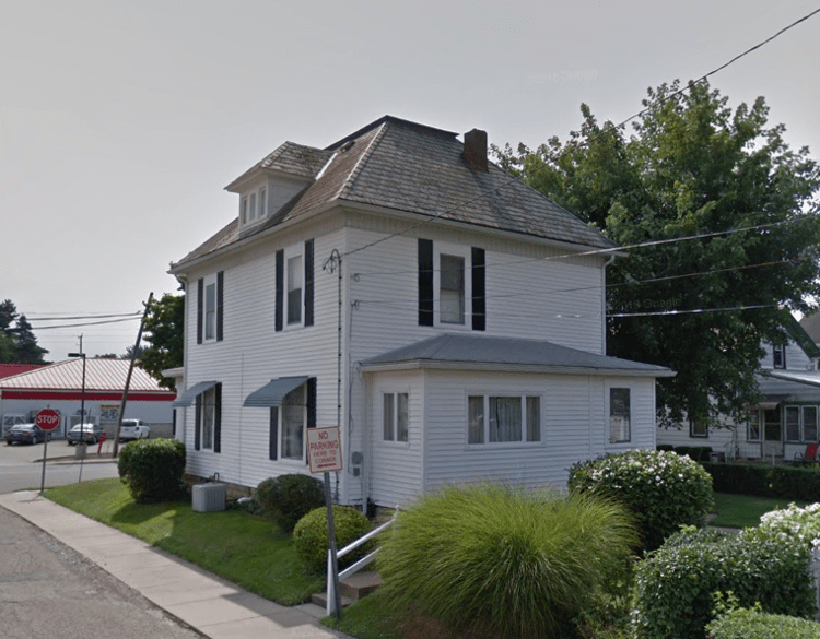 The Seibold House on South Broadway, New Philadelphia, Ohio, 2018. (Source: google.com)
