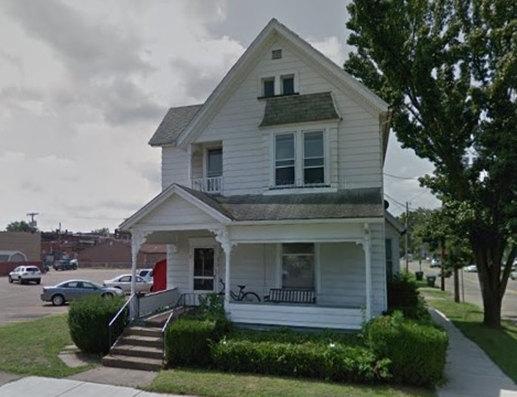 The Keuerleber House on Walnut Street in Dover, Ohio, 2018. (Source: google.com)