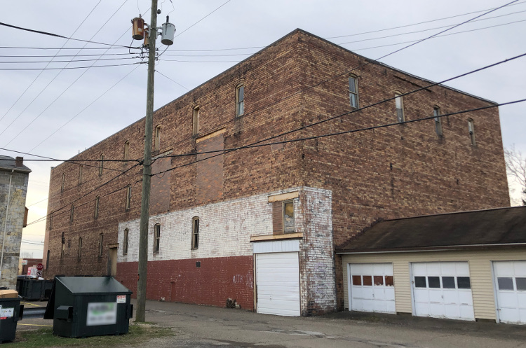 The Hensel Transfer and Storage Building in New Philadelphia, Ohio, 2023.