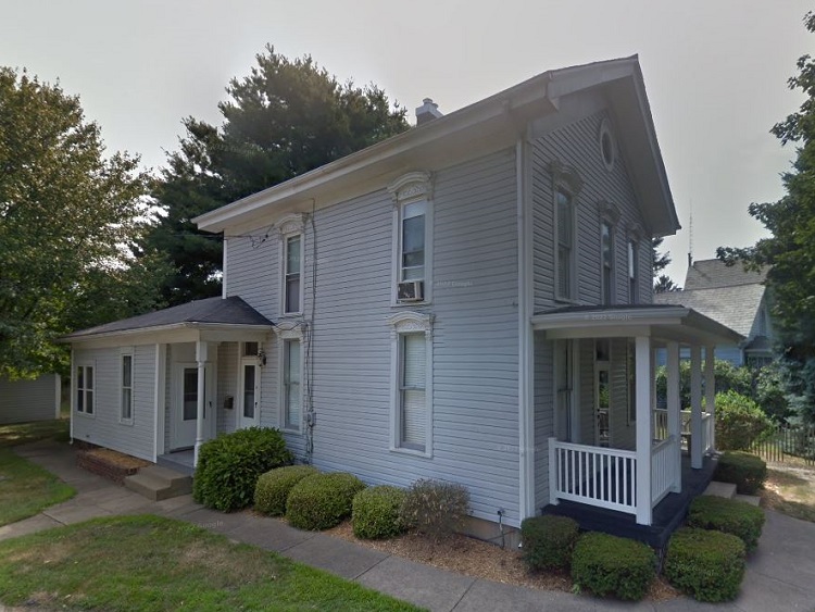The Teichman House on East High Avenue, New Philadelphia, Ohio, 2012. (Source: google.com)