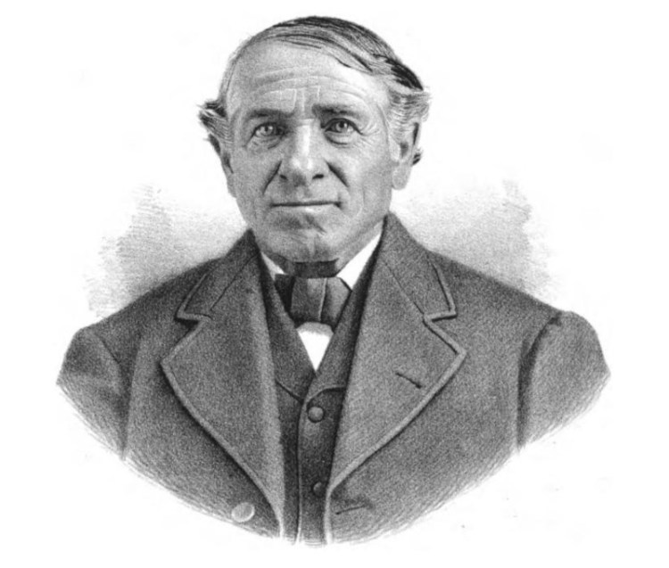 Portrait of Jacob Maurer found in The History of Tuscarawas County, Ohio by Warner, Beers & Co., 1884. (Source: archive.org)