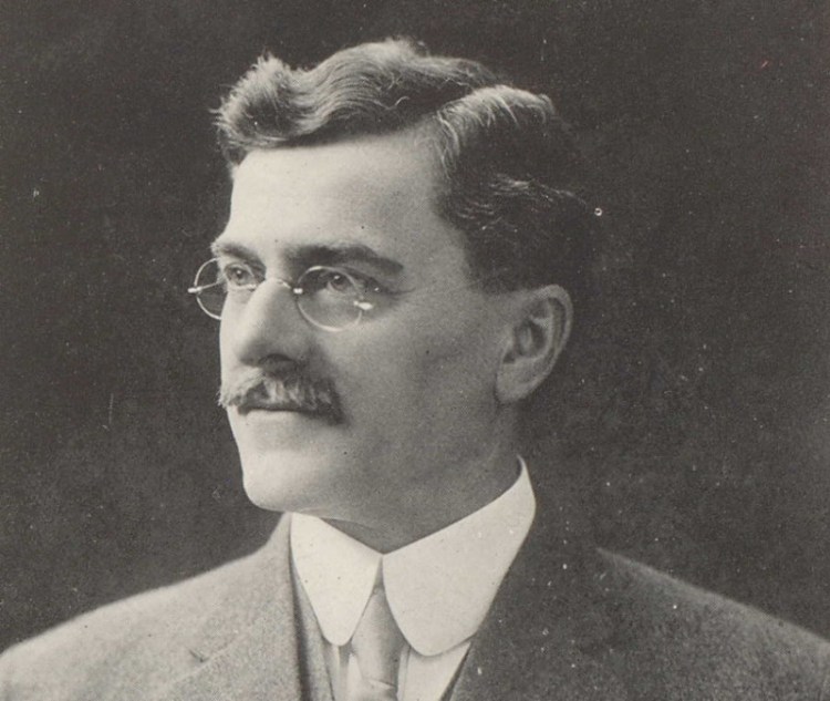 George C. Maurer's image in the 1913 yearbook for Wooster High School, Wooster, Ohio. (Source: ancestry.com)