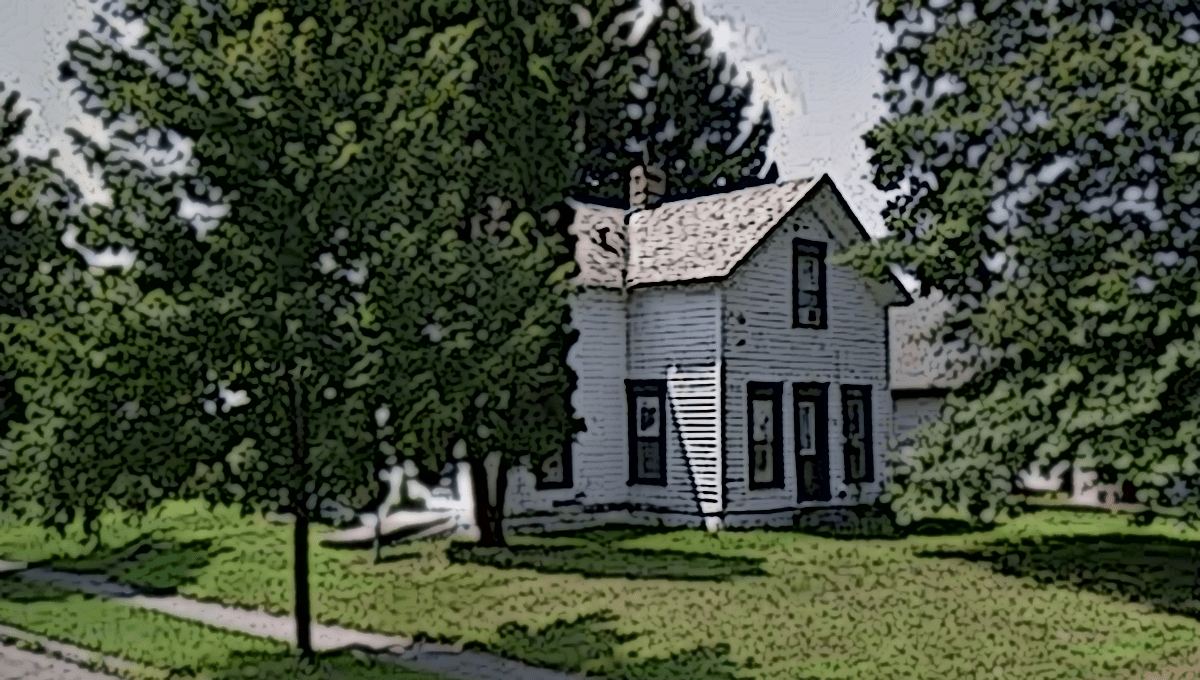 The Weber House on Fair Avenue NE in New Philadelphia, Ohio, 2023. (Source: google.com)