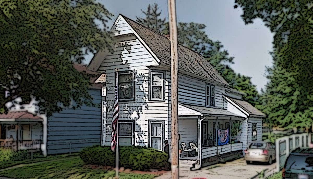 The Glatfelter House on 2nd Street SW in New Philadelphia, Ohio, 2014. (Source: google.com)