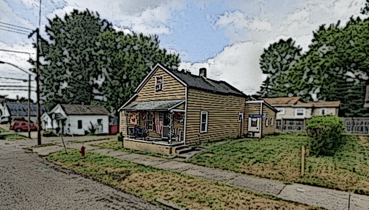 The Harriet Mitchell House in New Philadelphia, Ohio, 2023. (Source: google.com)