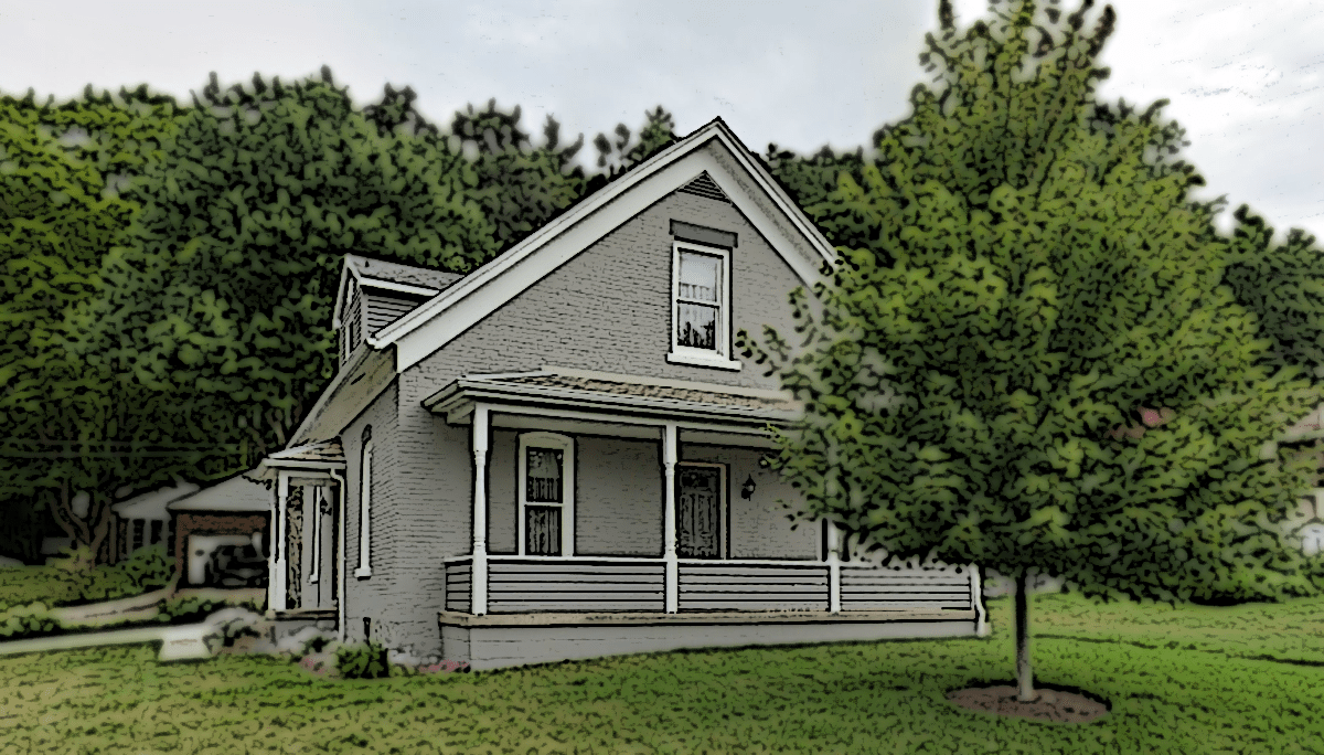 The Schmidt House in New Philadelphia, Ohio, 2023. (Source: google.com)