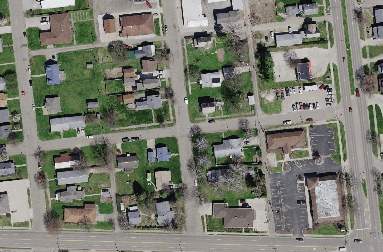 The Herron family's neighborhood on Kaderly Street in New Philadelphia, Ohio. (Source: auditor.co.tuscarawas.oh.us/)