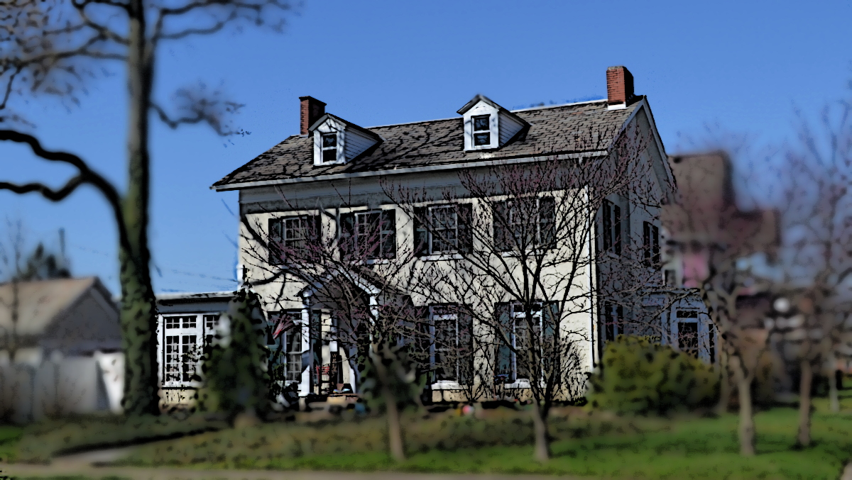 The Crossland House in New Philadelphia, Ohio, 2022.