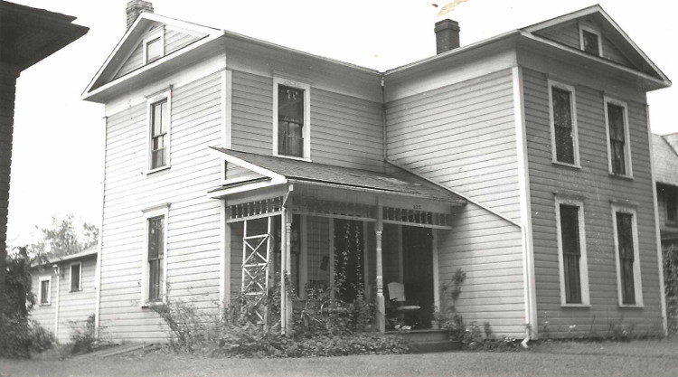 The Weber House in Dover, photographed c. 1917. (Source: ancestry.com)