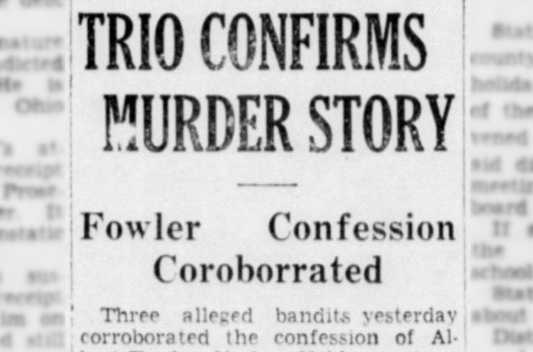 New Philadelphia, Ohio newspaper headline and article on the other perpetrators in the killing of Lester Milhorn, August 1933. (Source: newspapers.com)