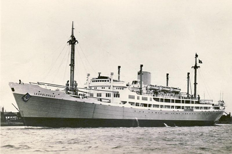 Photograph of the SS Leopoldville. (Source: belgian-navy.be)