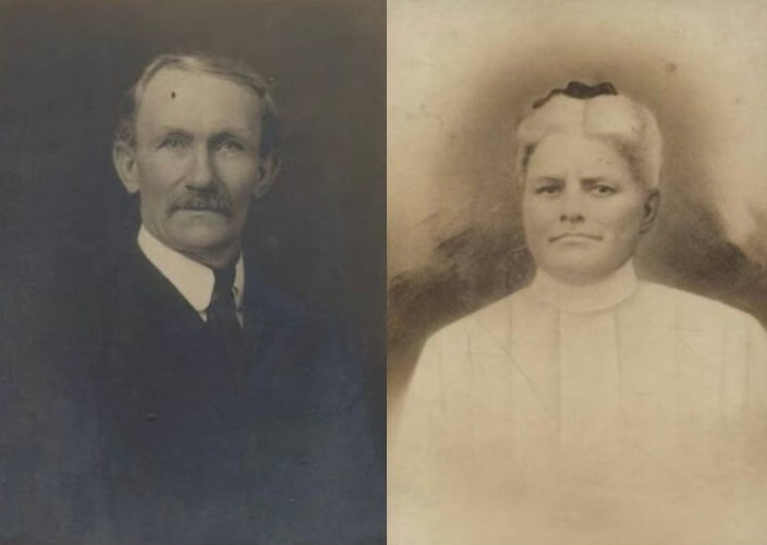 Elisha and Sarah Stocksdale, c. 1910. (Source: findagrave.com)