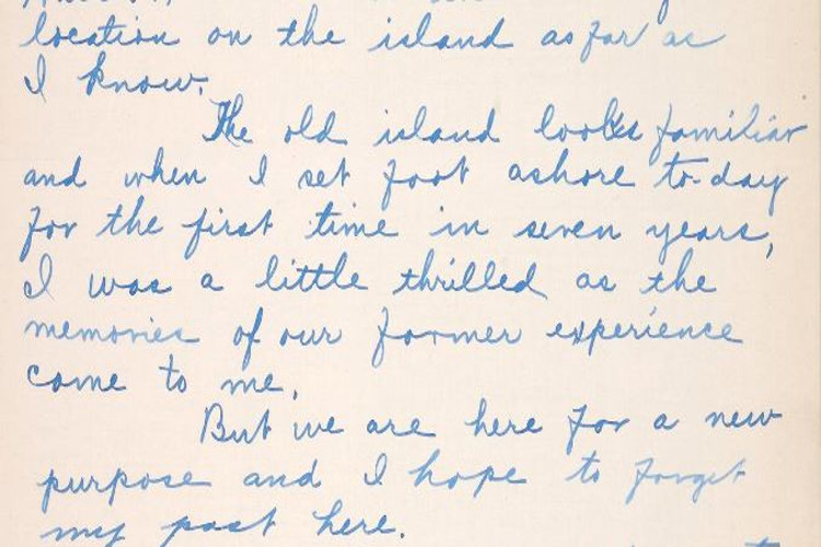 Excerpt from a letter from Fred Maurer to his mother, September 1921. (Source: collections.dartmouth.edu)